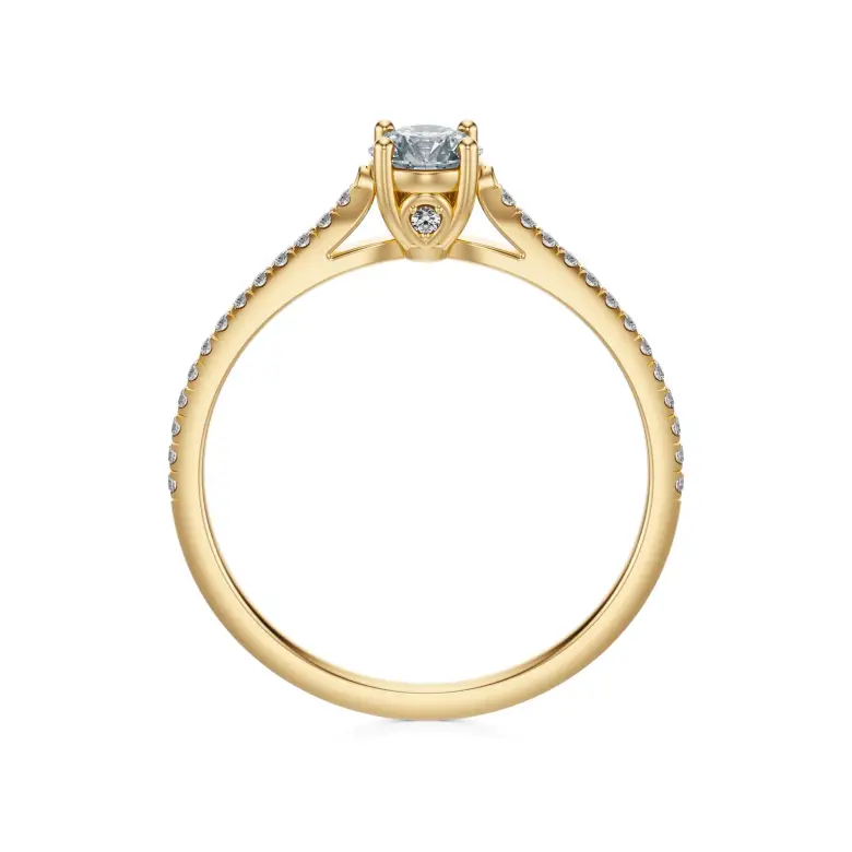 Pierścionek zaręczynowy z diamentami AJPZ_093